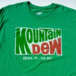 Mtn Dew T-Shirt Mountain Dew Green 2XL Shirt